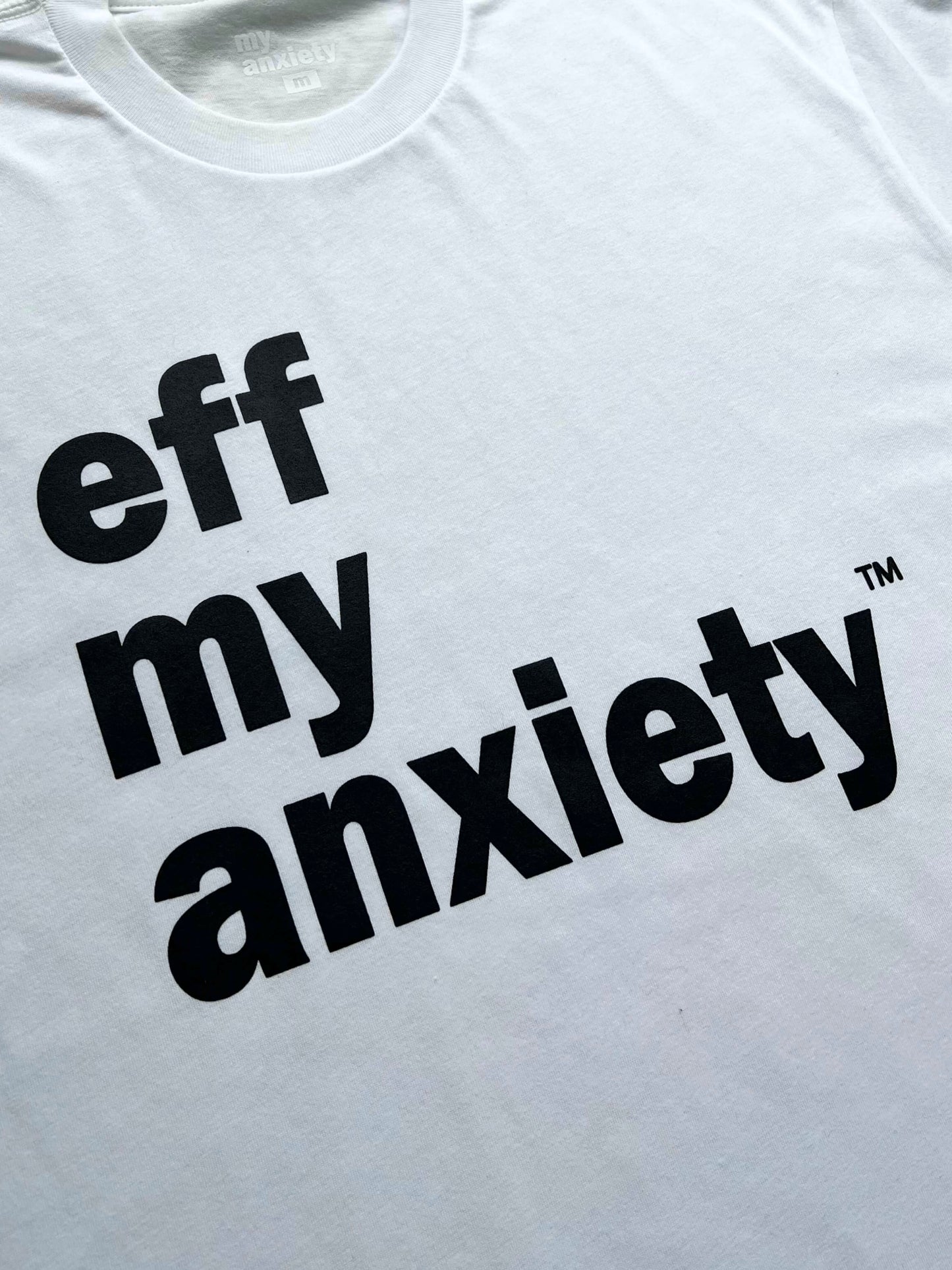 original logo tee - white/black