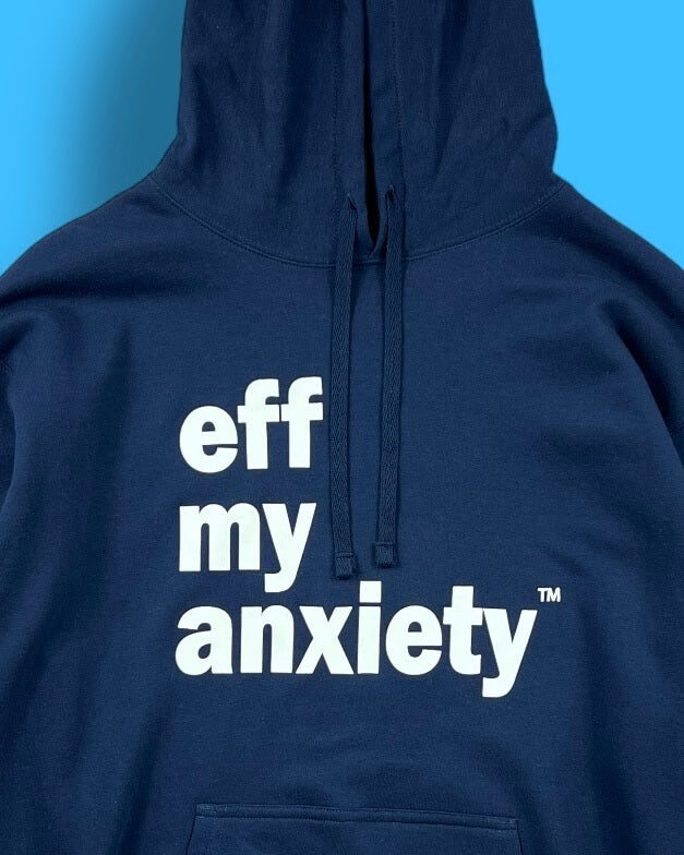 original logo hoodie - navy