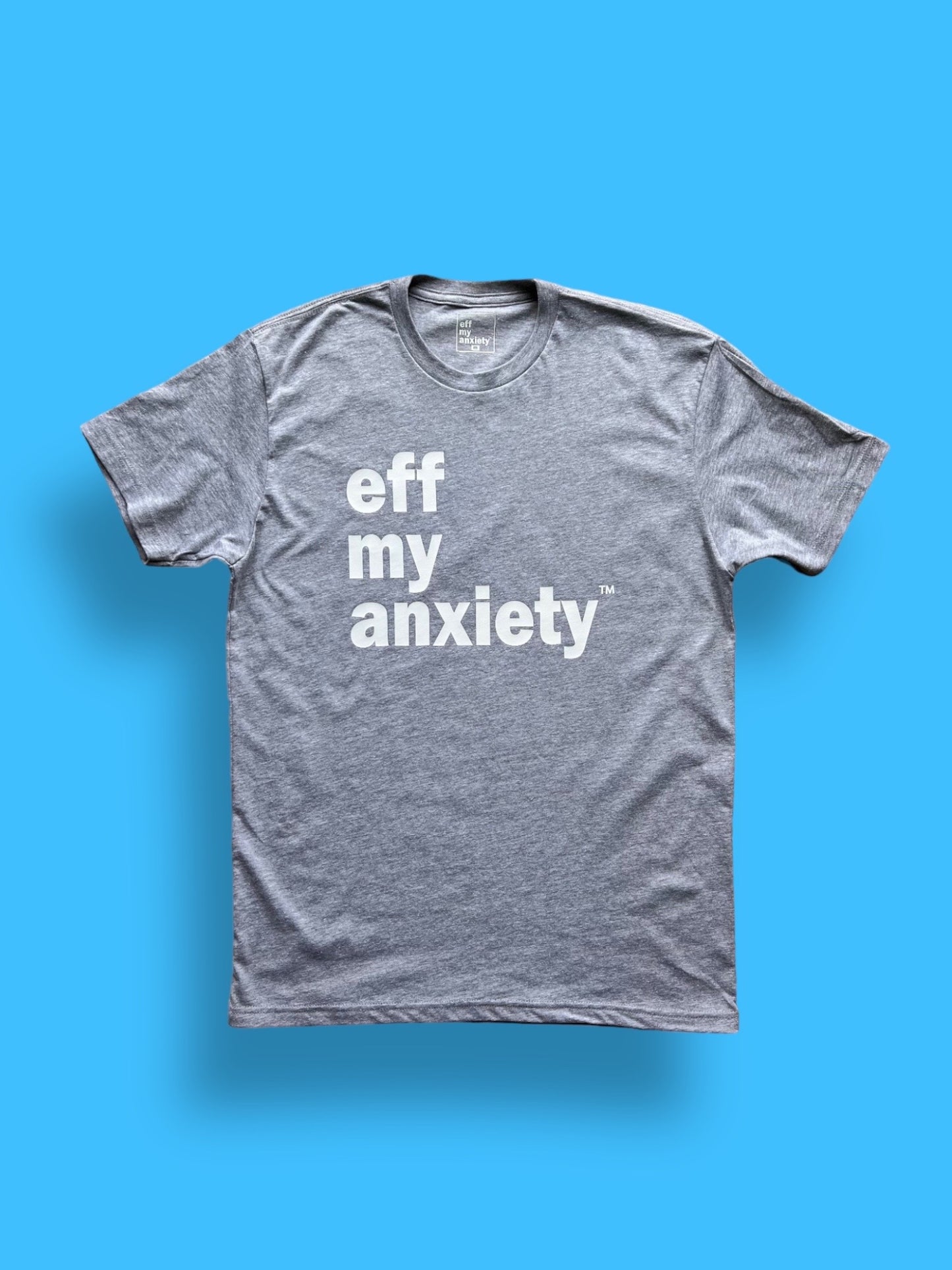 original logo tee - grey/white